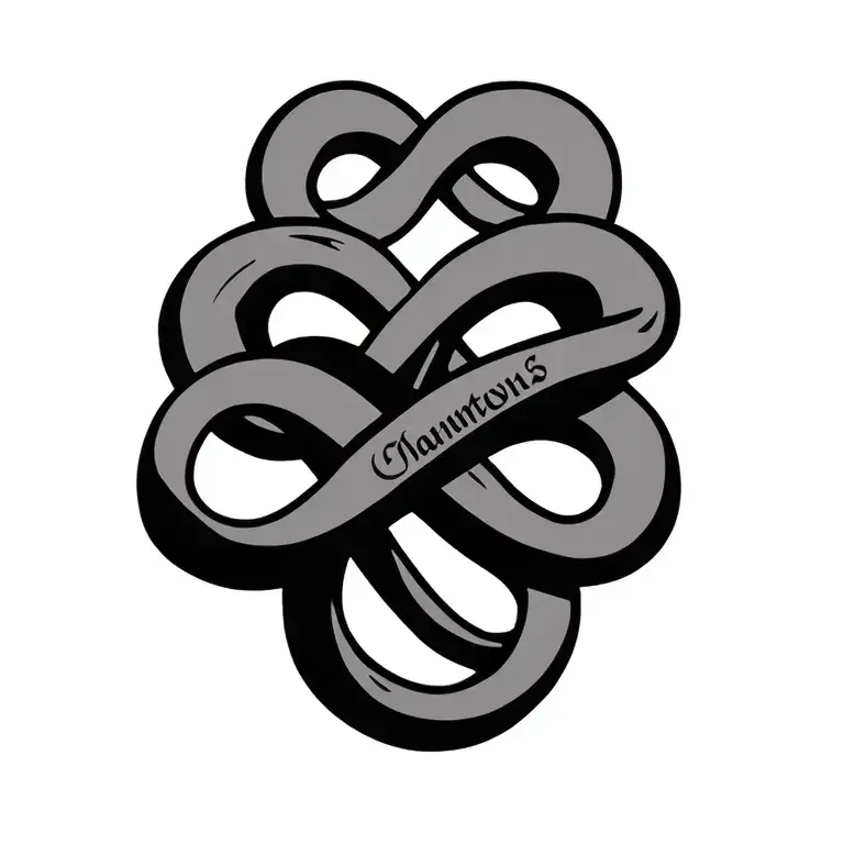 Infinity Symbol With Names