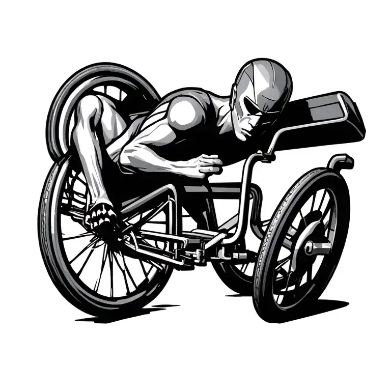 Flash In A Wheelchair Symbolize Speed