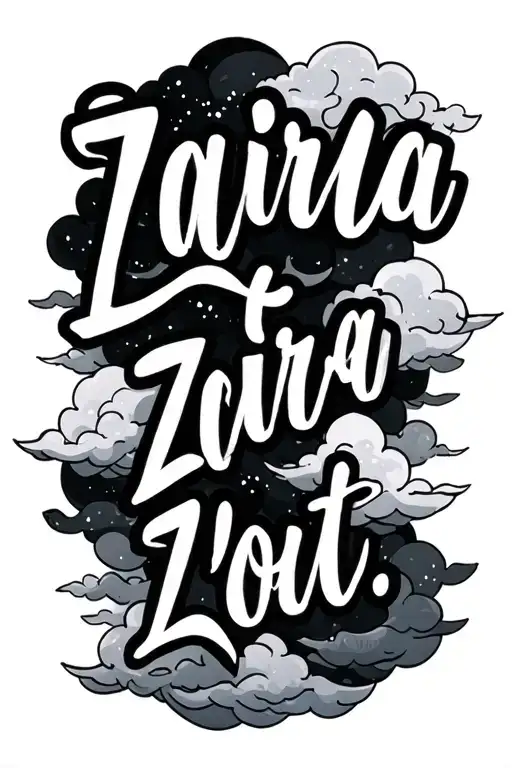 Name Zaira With Clouds A Little Quote