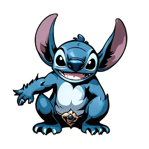 A Manly Stitch From Lilo And Stitch Warrior Theme