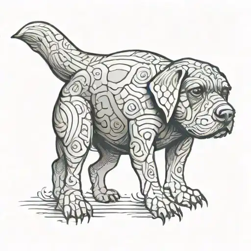 Black Lab Turtle Mix Dog