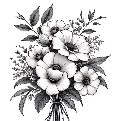 March Birth Flower Bouquet