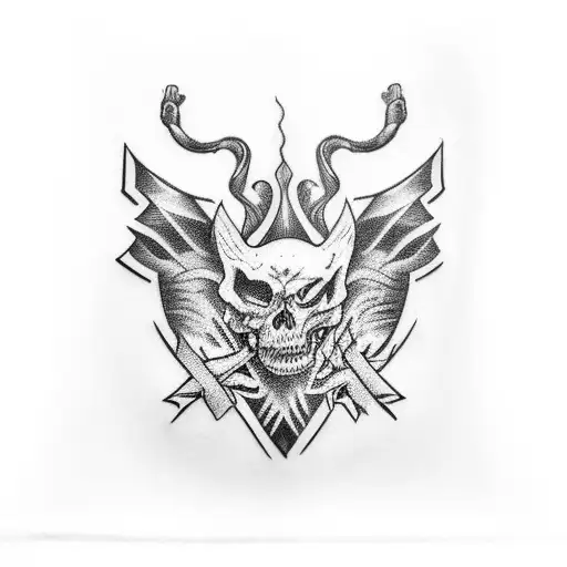 Arm Sleeve With A Gangster Theme