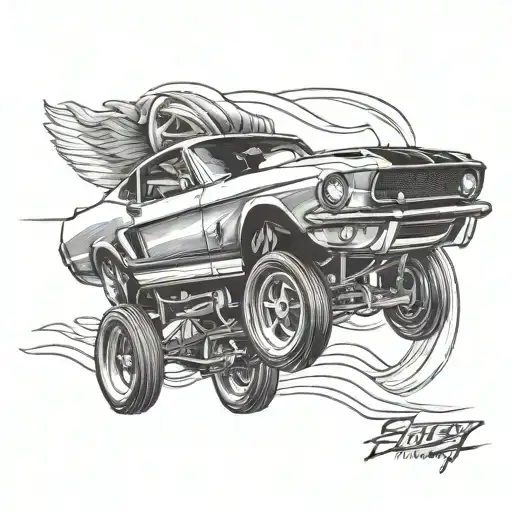 Shelby Mustang Driving