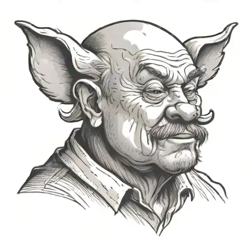 Portrait Of A Man Named Pork Chop