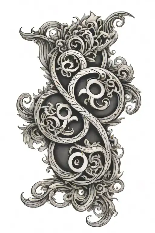 Infinity Symbol Incorporated Couple