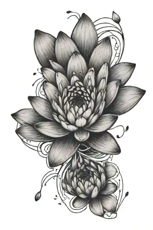 February Birth Water Lily