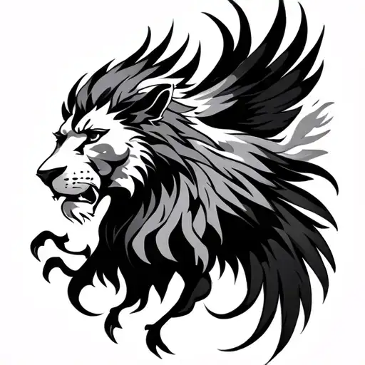 Phoenix And Lion