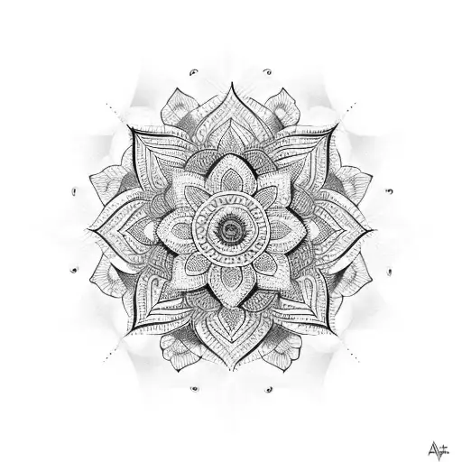 Mandala Lotus Geometric