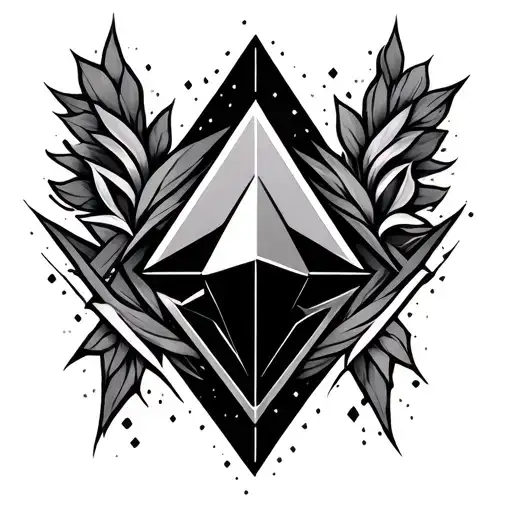 Delta Triangle And Line Work