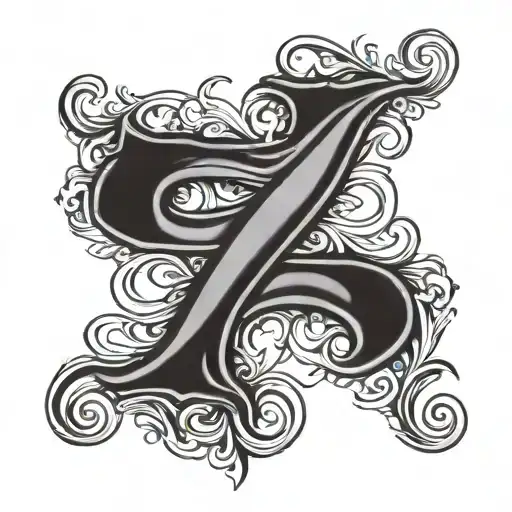 Ctl Spelt Out In Gothic Letters