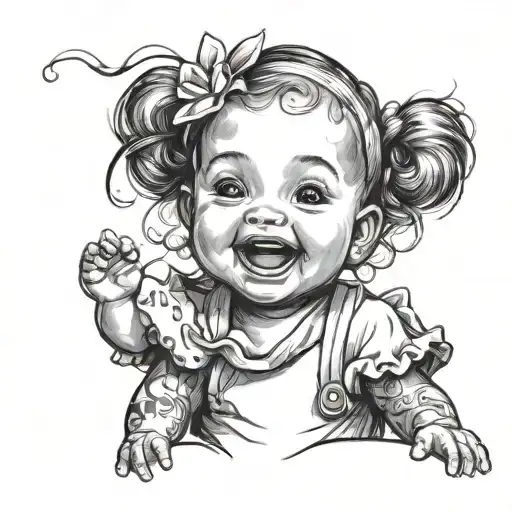 Cheerful Baby Girl
