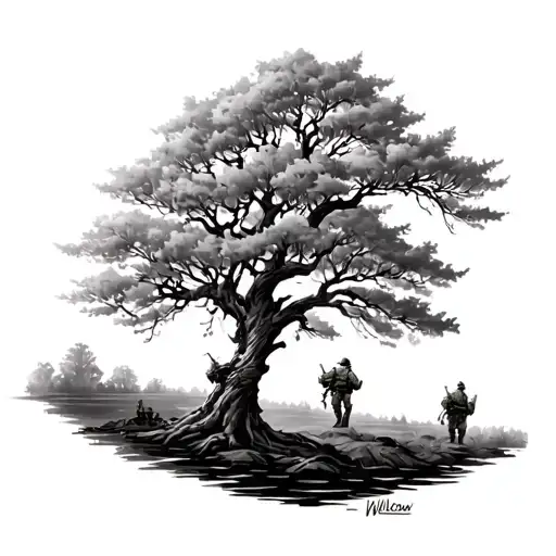 Willow Tree Army Airborne