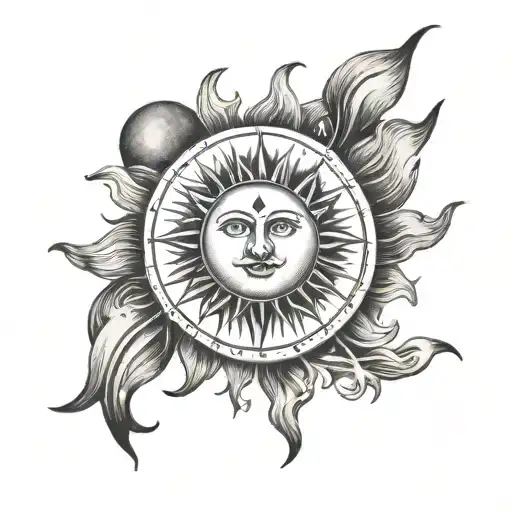 Sun And Moon Arm Band