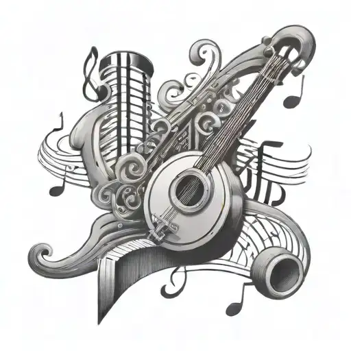 Gonsalves With Music Notes