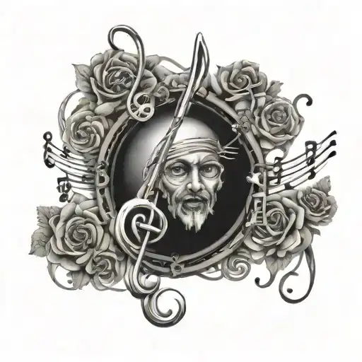 Gonsalves With Music Notes