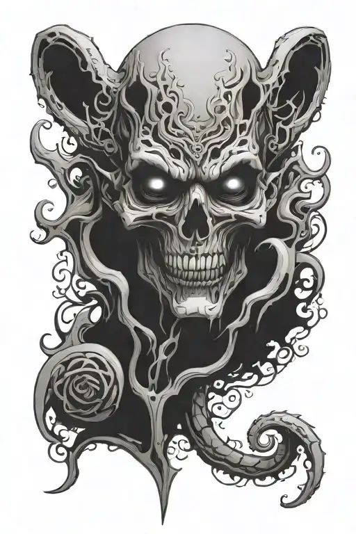 Representation Of The Evil Soul I Started With Being Taken Over By The Good Soul I Have Now