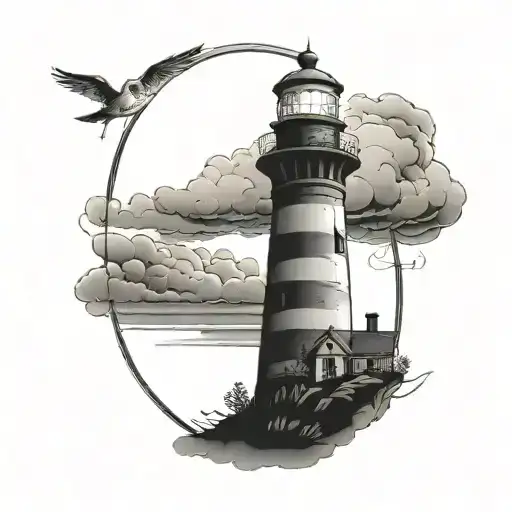 Lighthouse In Memory Of Dad