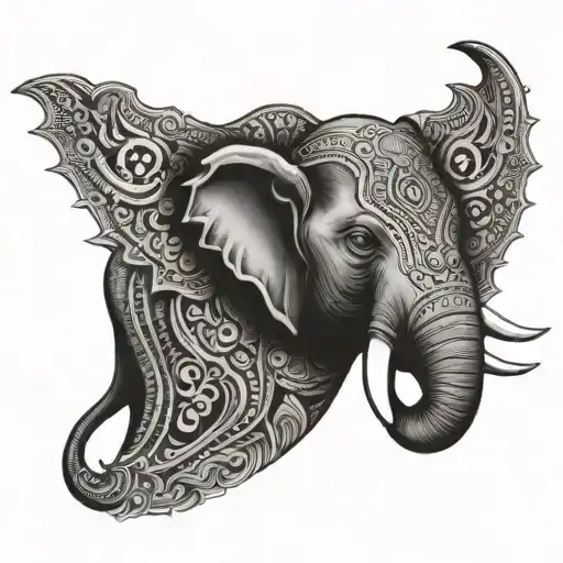Indian Elephant Head