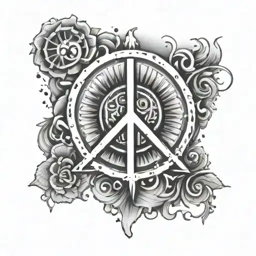 One Love And Peace Symbol