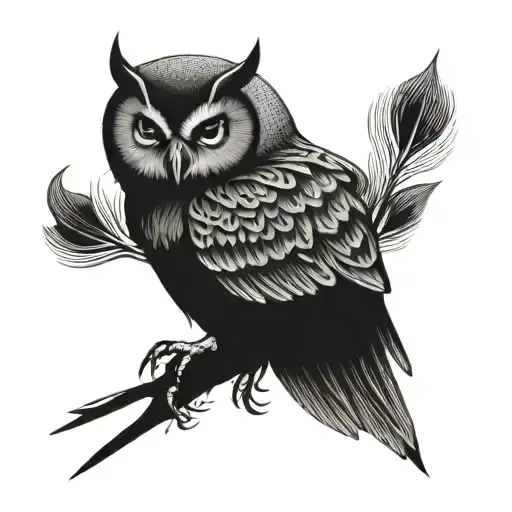 Fine Line Owl