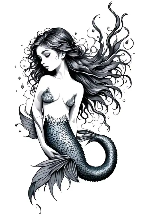 Mermaid Theme Unalome