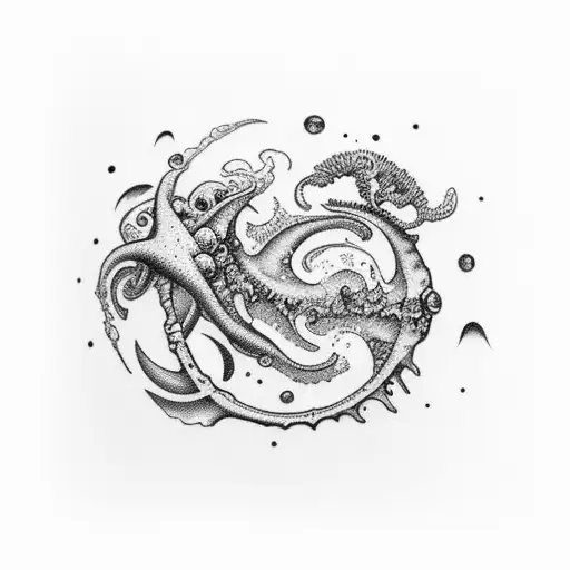 Arm Band Ocean And Desert Combined