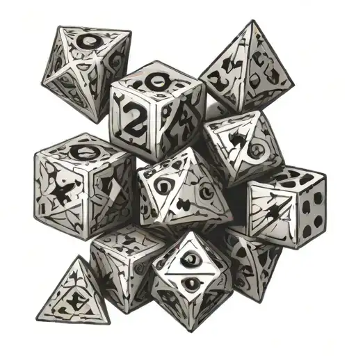 North Arrow Dice Set