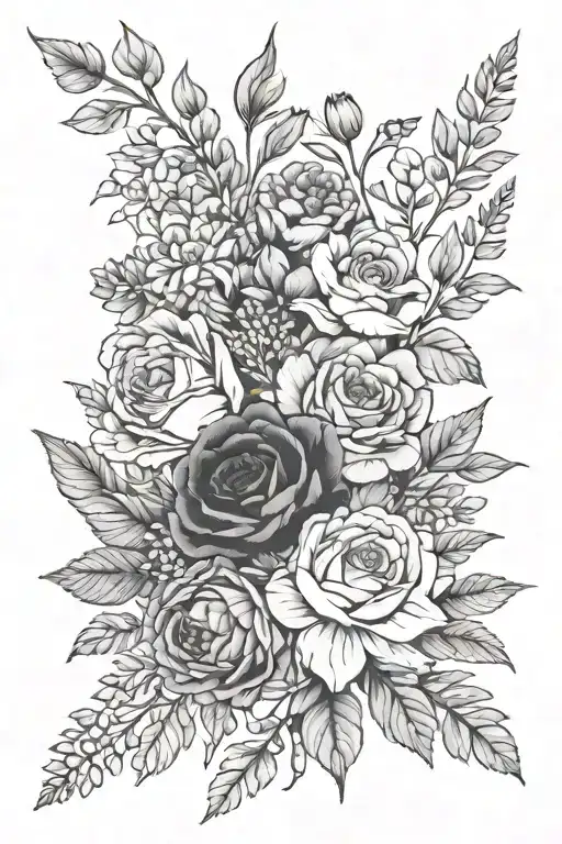 Birth Flower Bouquet