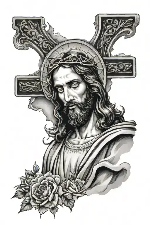 Jesus Watching Over Me Back