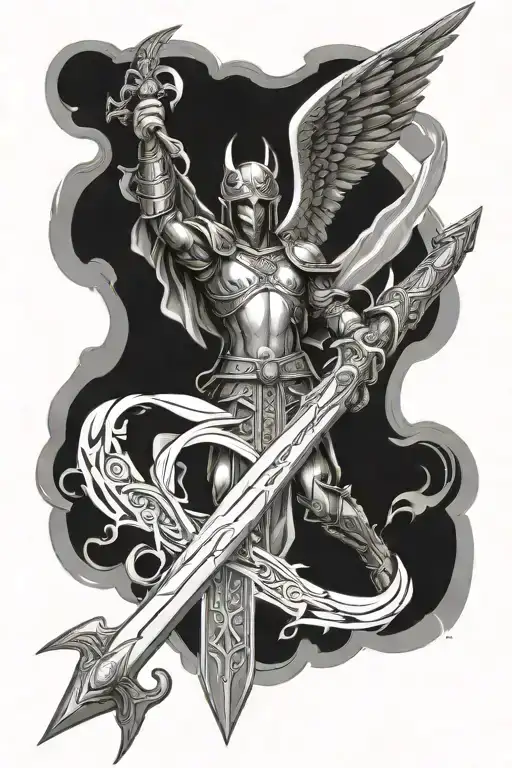 Archangel Michael Excalibur Sword