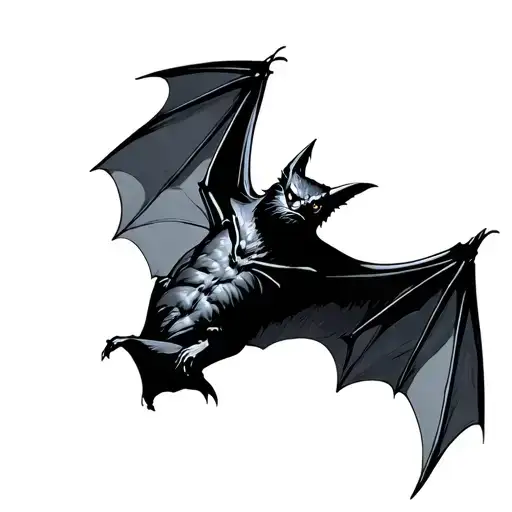 Bat Flying
