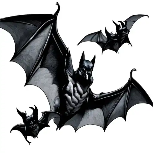 Bat Flying