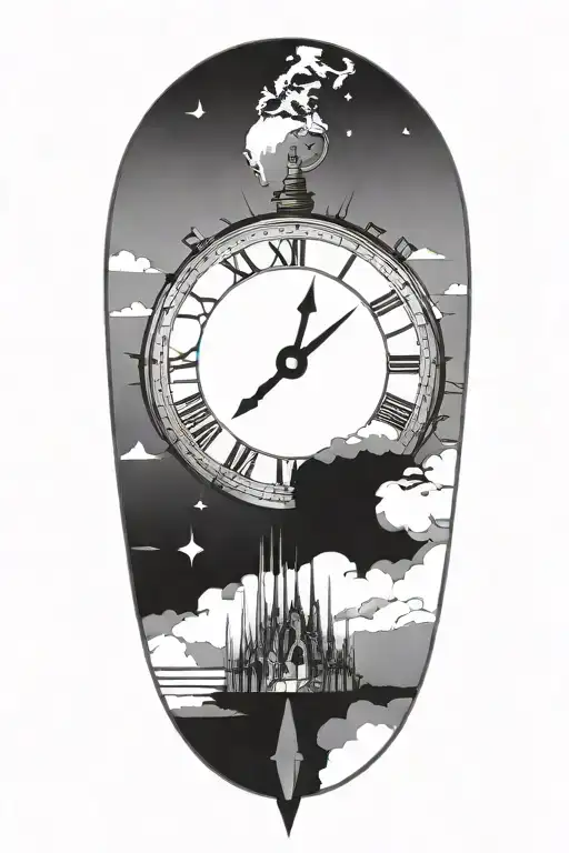 Longitude Lines Going Down The Arm Sleeve