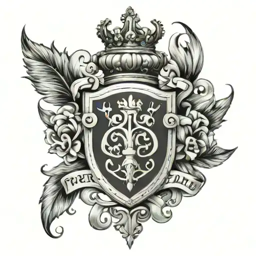 Sayain Royal Crest With The Word Pride