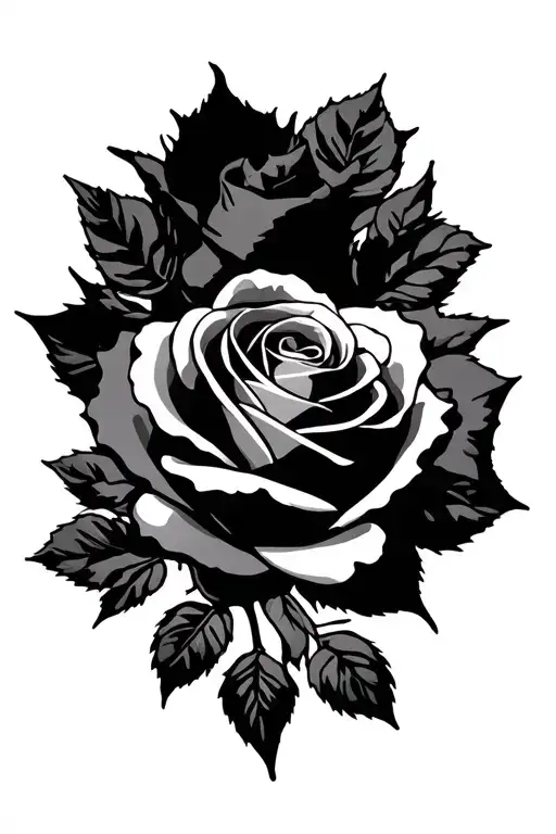 Rose Hand Tatto With The Name Summa