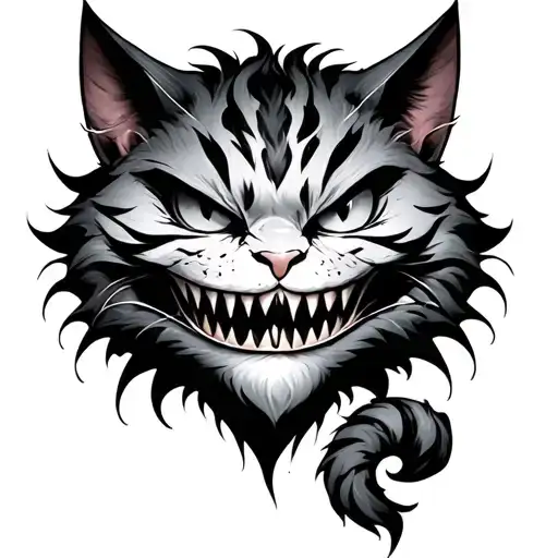 Scary Cheshire Cat Full Body