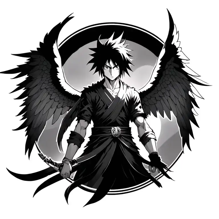 Susanoo Sasuke Anime With Wings