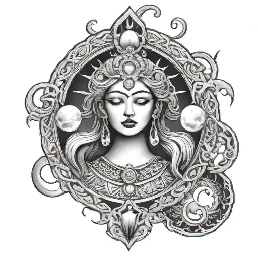 3 Moon Godess Symbol