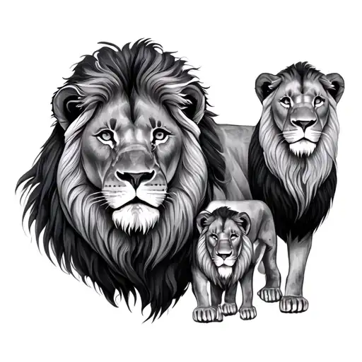 Family Lion