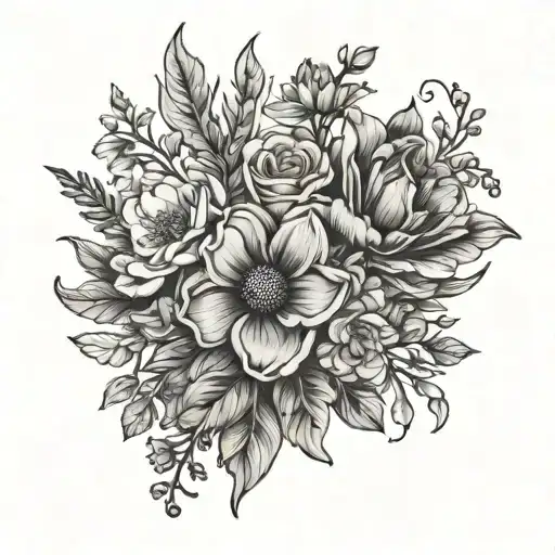 Birth Flower Bouquet