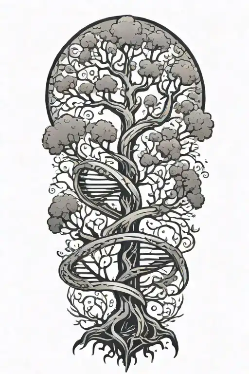 Dna Tree Without Leaves