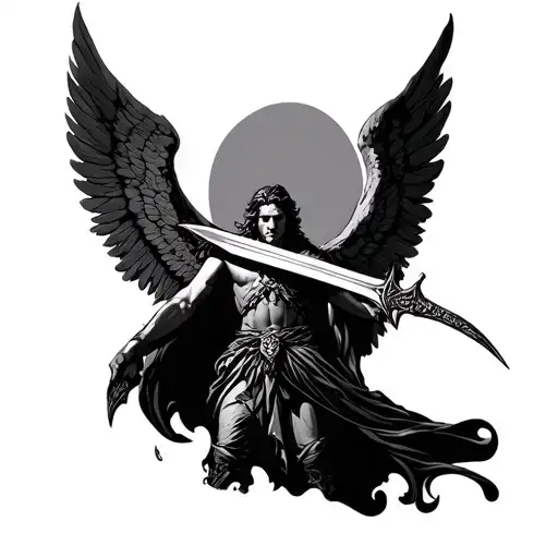 Michael Angelo Arch Angel With Sword