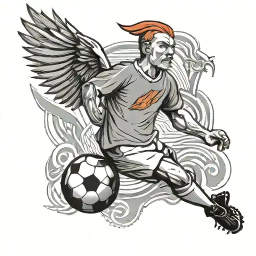 Soccer And Cardinal Flying