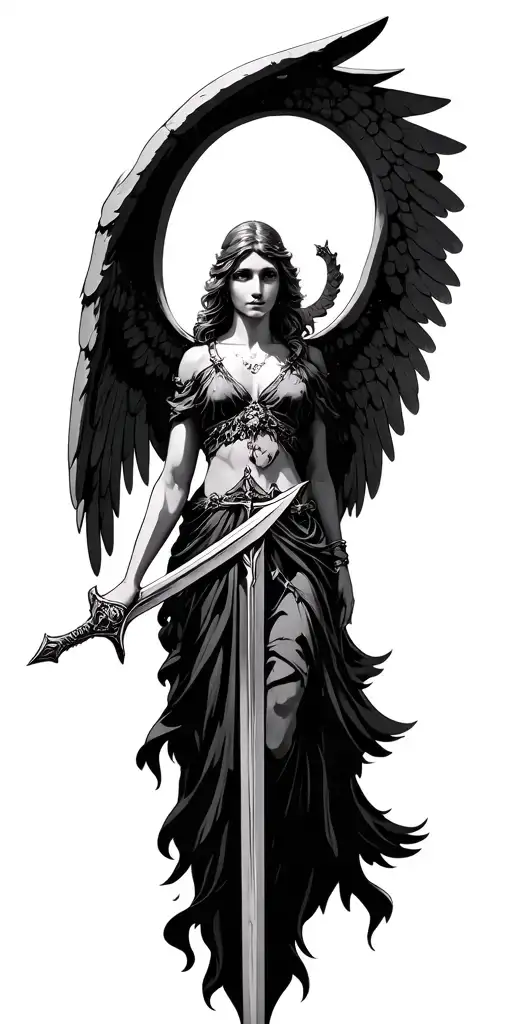 Arch Angel With Sword