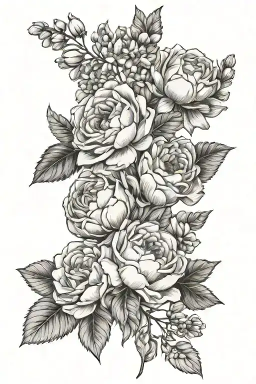 Birth Flower Boquet January April July