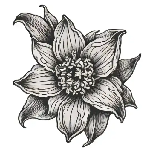 Violet Daffodil Daisy Flower