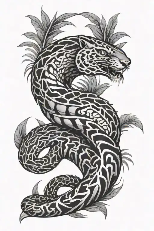 Tiger Snake Tribal Plant Growing