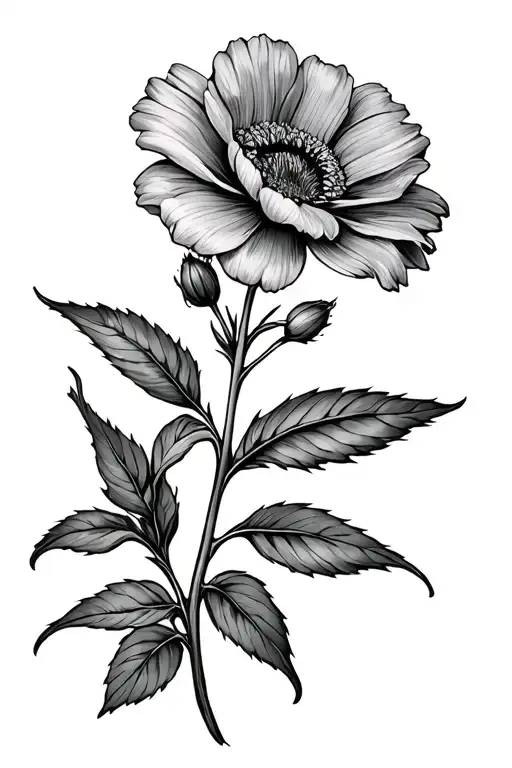 March Birth Flower With Daddy In The Stem