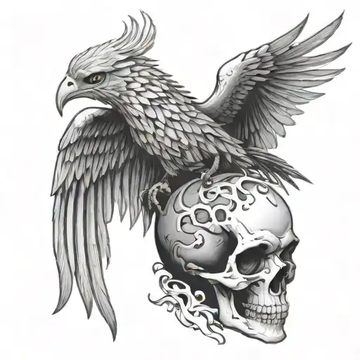 Phoenix Skull